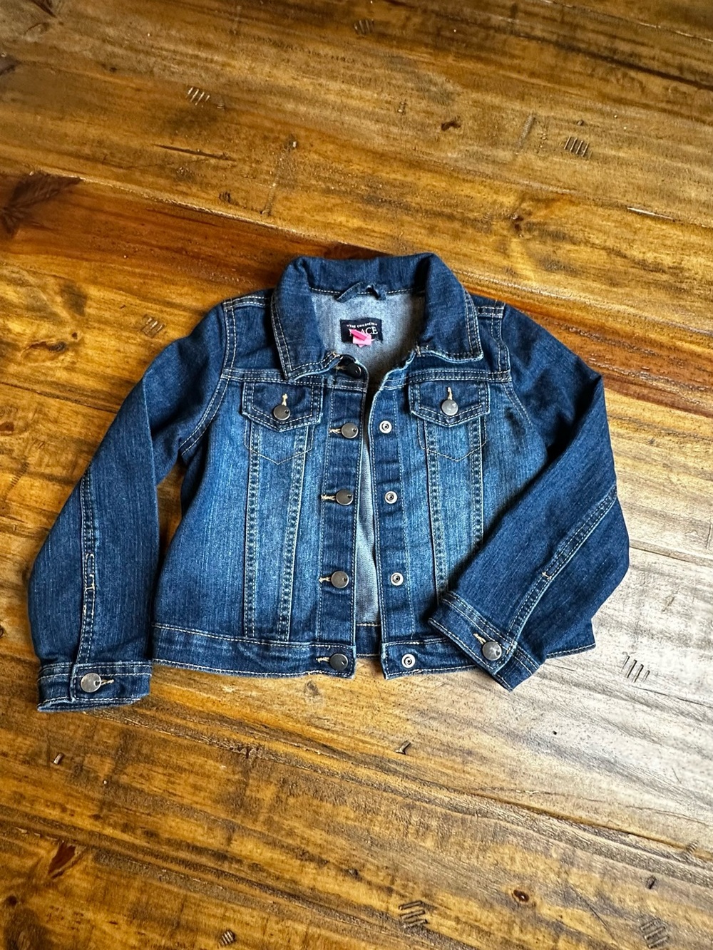 The Children's Place Indigo Blue Denim Jacket - Girls